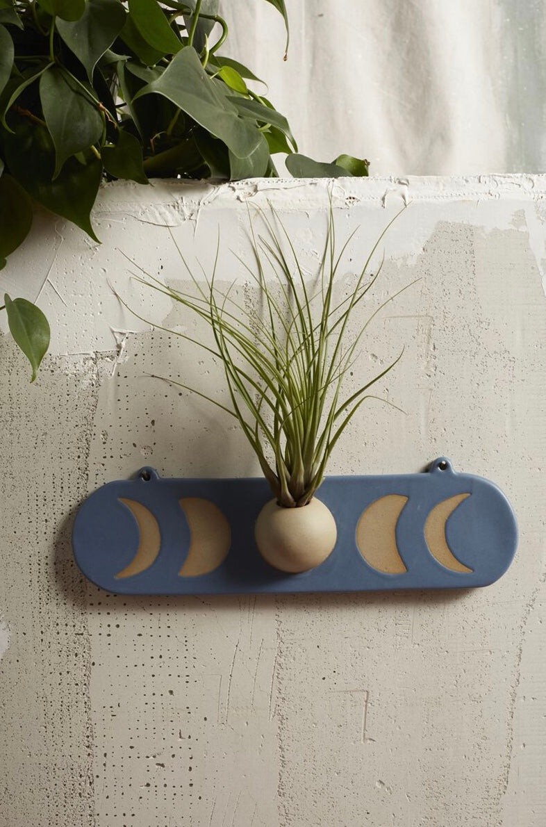 moon planter pot Moon Phase Wall Planter