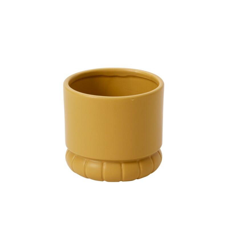 yellow planter pot Mustard Bloom Planter – Brumley & Bloom