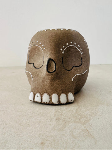 Skull Planter - Please Don't Die - Fits Up to 3