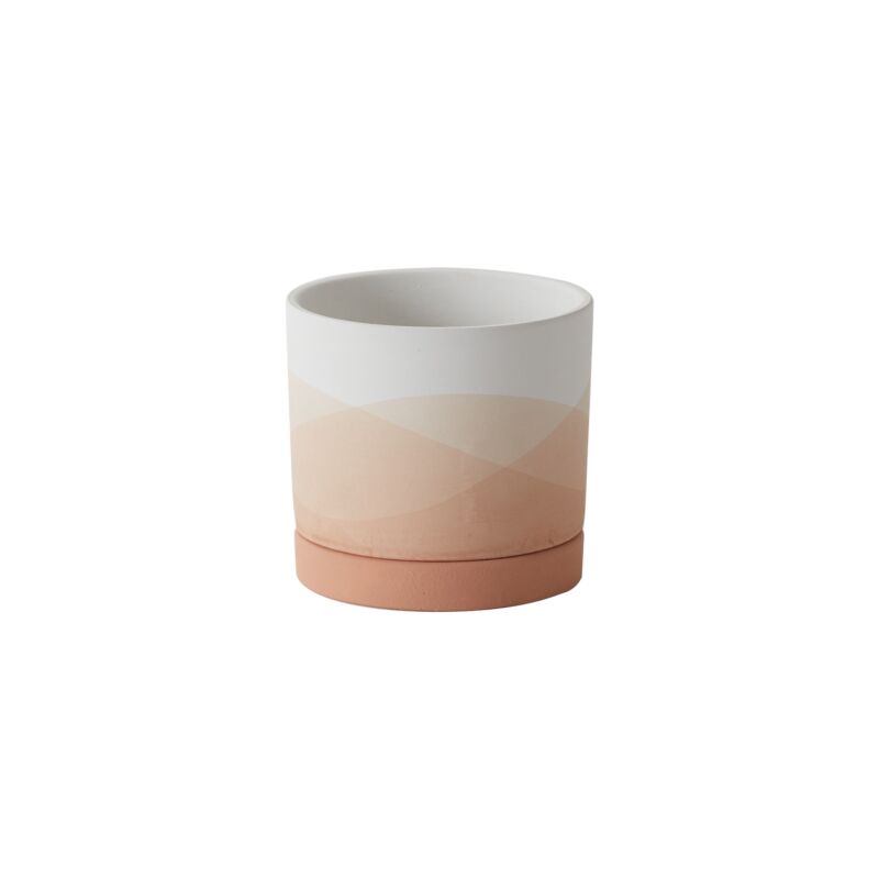 Minimalist Planter - Planter with Watering Saucer - Fits 4
