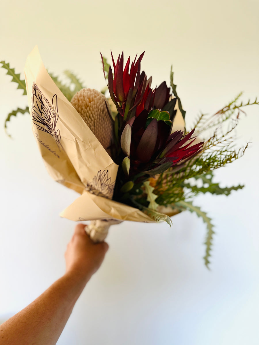 Banksia Protea Bouquet - Fresh Cut Protea Flower Arrangement