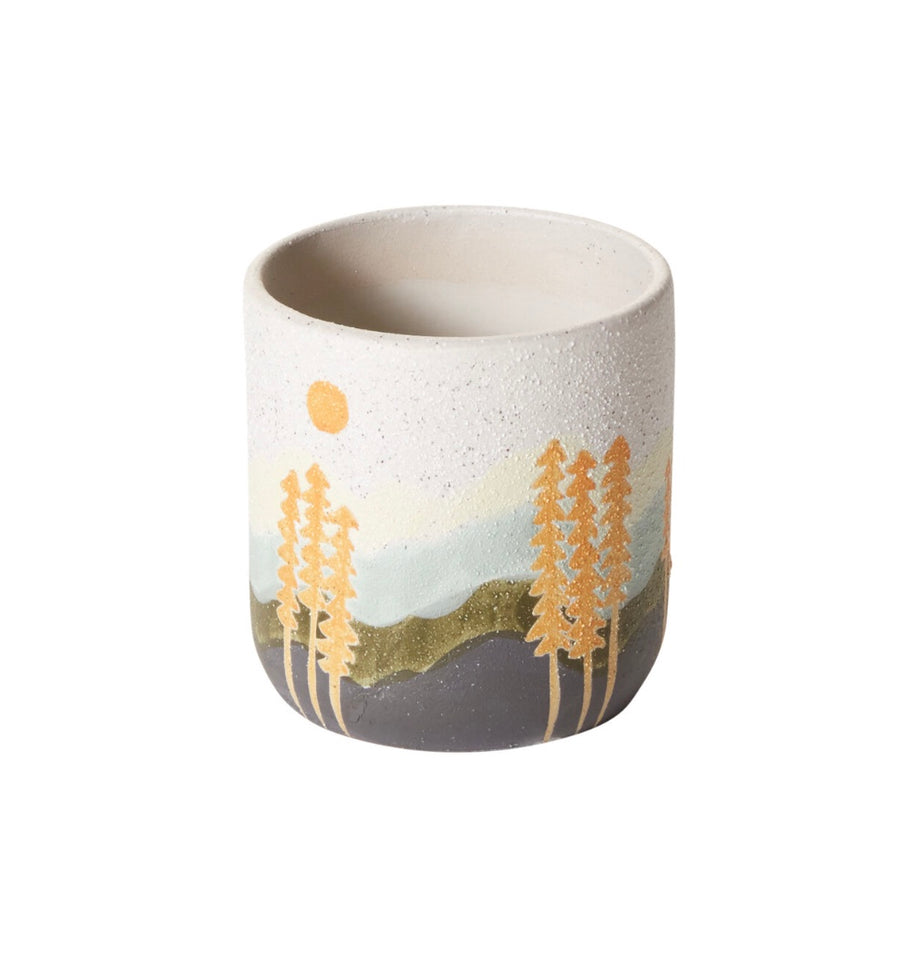 Watercolor Wilderness Pot
