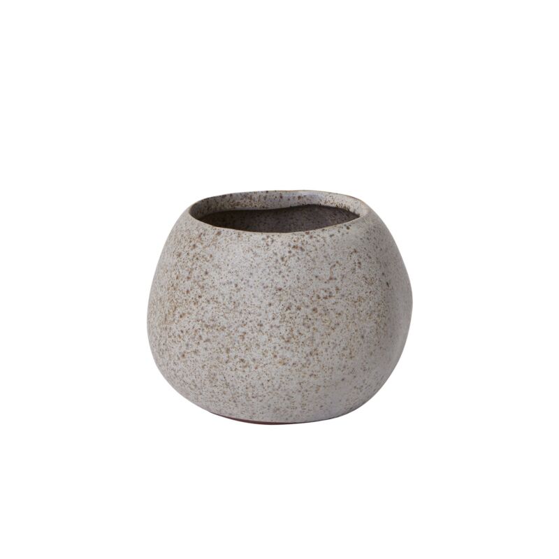 Maeve Speckled Stoneware Planter