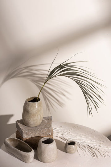 Maeve Speckled Stoneware Planter