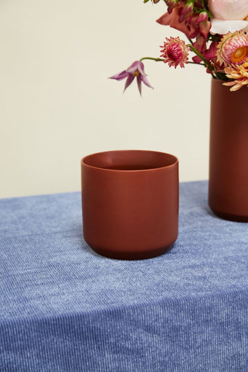 Modern Matte Pot in Sienna - Fits 4