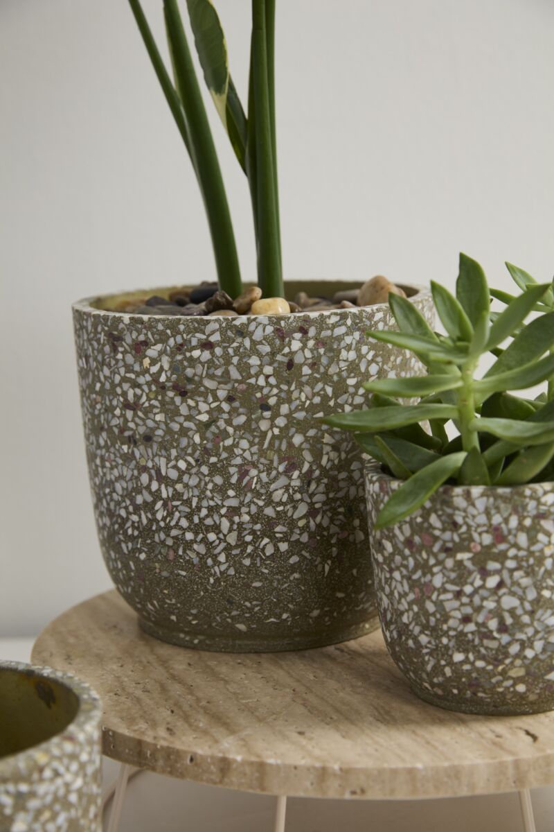 Speckled Terrazzo Planter