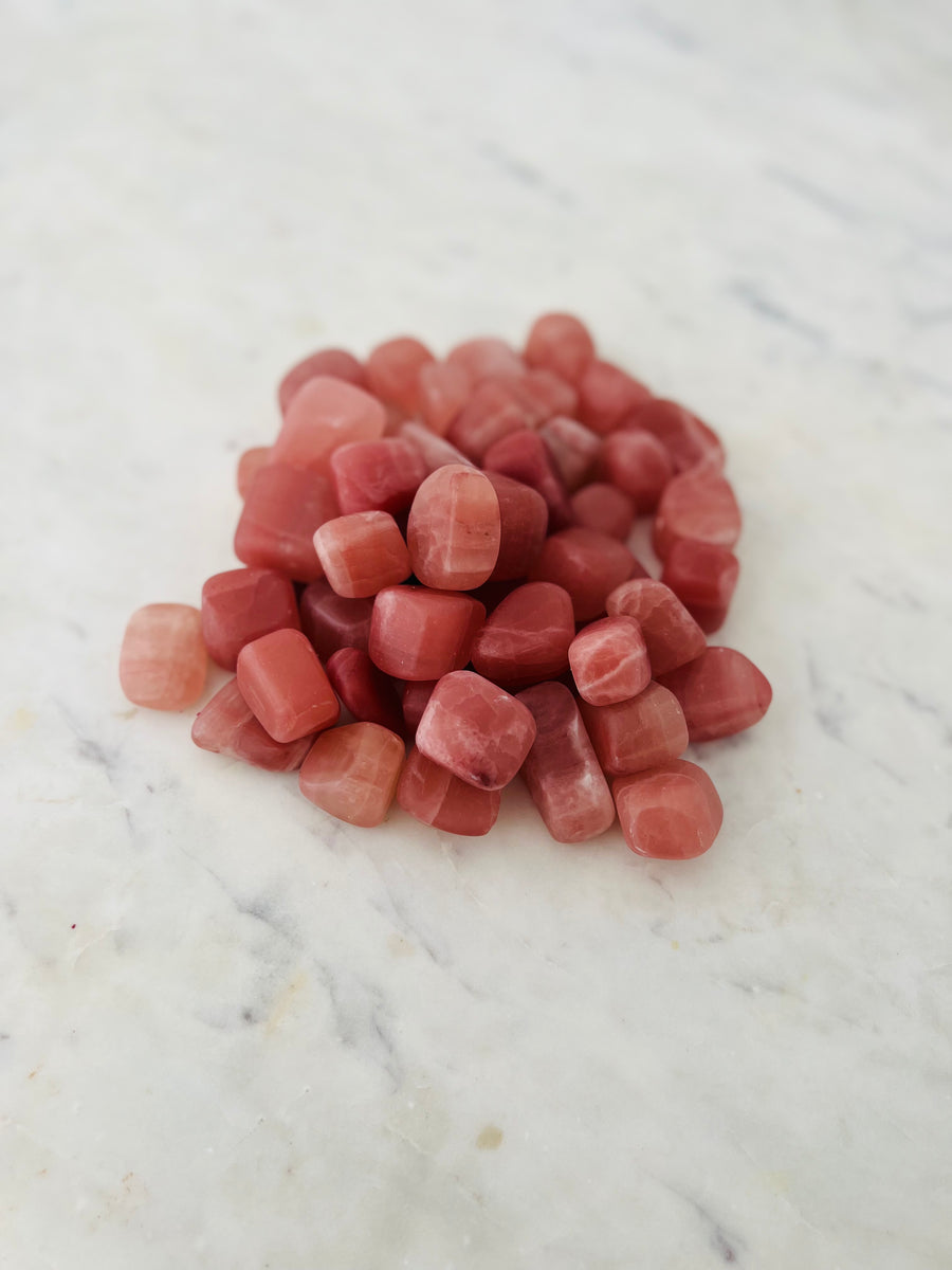Tumbled Rose Calcite