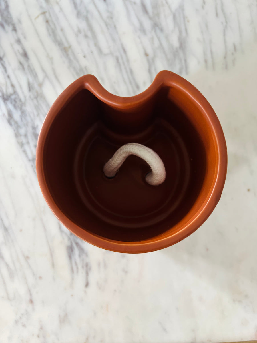 Oliver Self Watering Pot - Burnt Orange - Fits 4